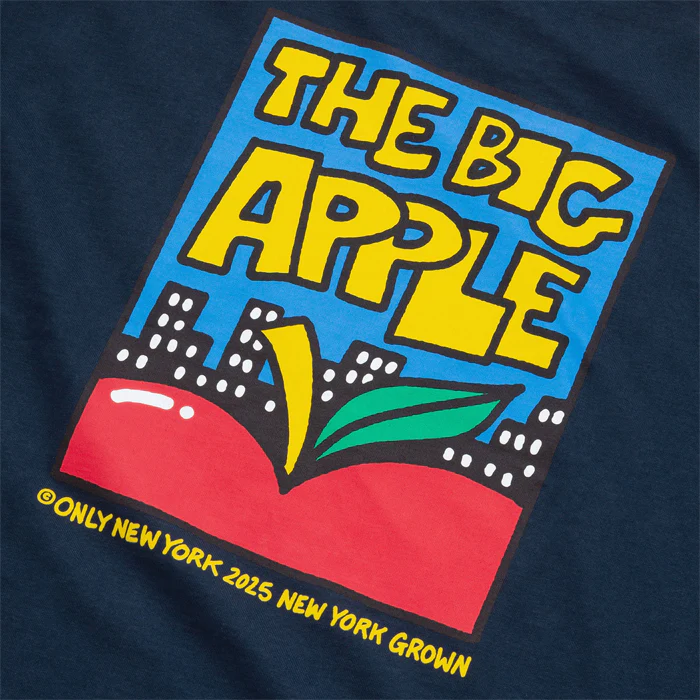 BIG APPLE SKYLINE T-SHIRT - NAVY - Image 3
