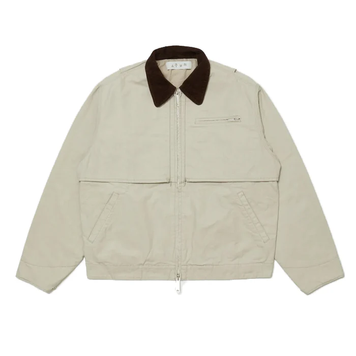 COTTON CANVAS STEALTH POCKET WORK JACKET