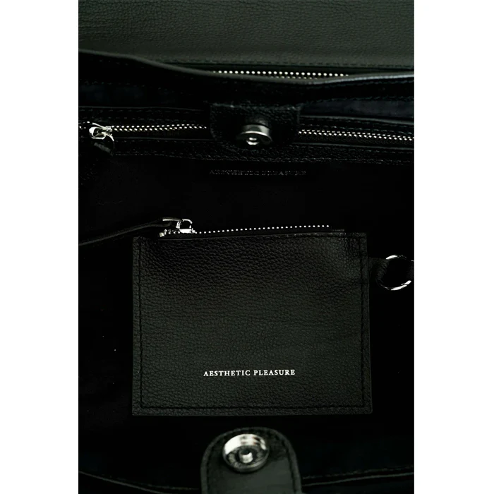 ESSENS BAGUETTE BAG  CHECK BLACK - Image 4