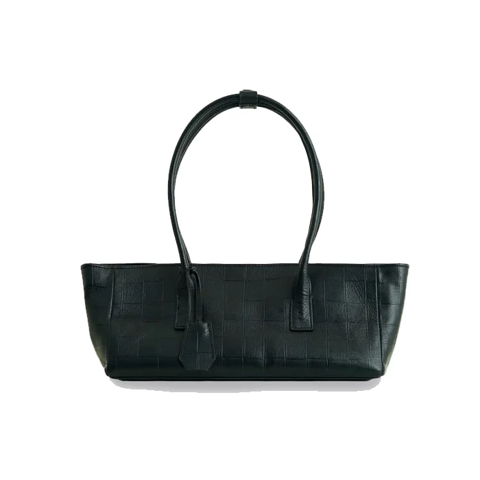 ESSENS BAGUETTE BAG  CHECK BLACK - Image 6
