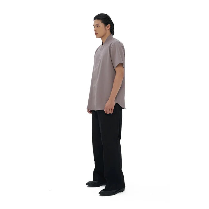 ETOUPE COLLARLESS PART 5 SHORTSLEEVES JS - Image 3