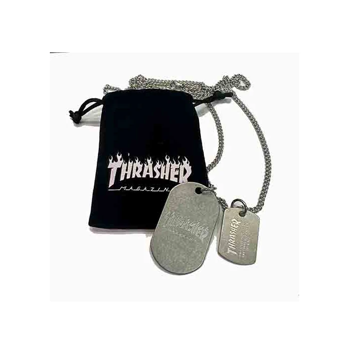 FLAME DOG TAG NECKLACE