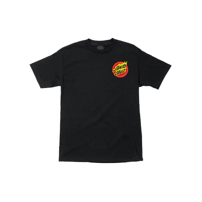 FLAMING DOT BLACK
