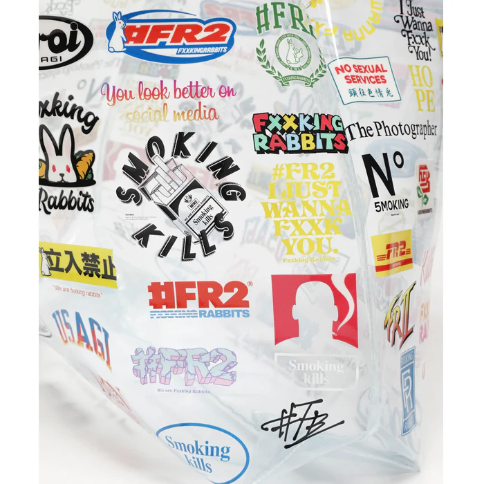 #FR2 Logos Clear Tote Bag - Image 5