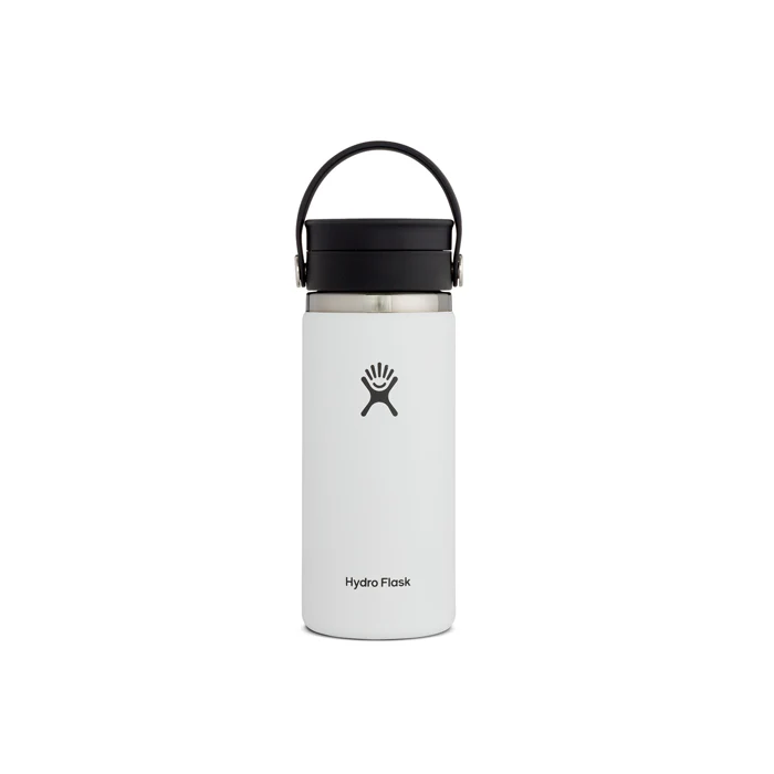 HYD-WIDE MOUTH FLEX SIP LID-WHITE-(16OZ)-ACC-NA