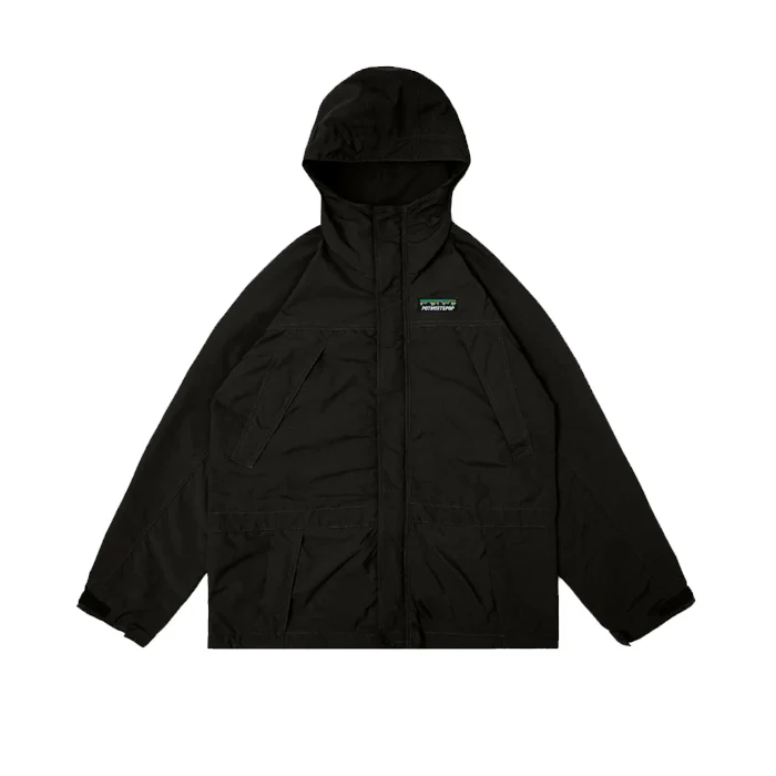 LEAFY OUTDOOR JACKET BLACK