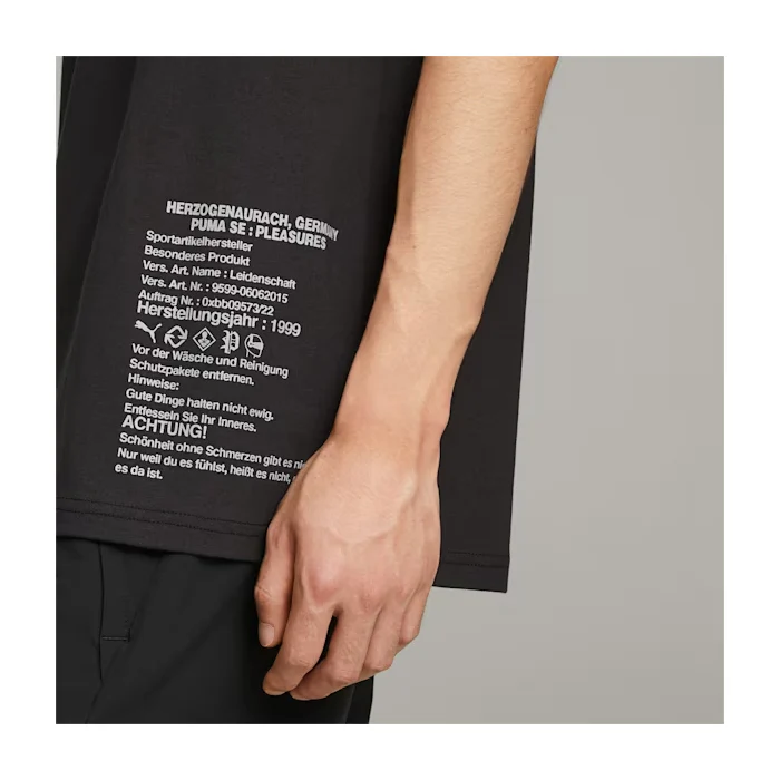 PUMA x PLEASURES Typo Tee PUMA Black - Image 6