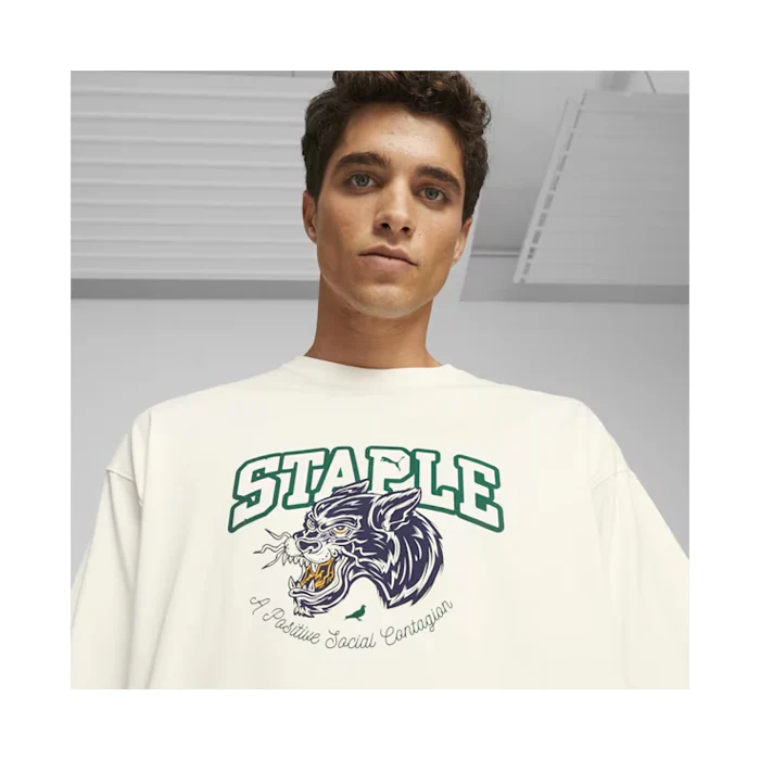 PUMA X STAPLE Graphic Tee Warm White - Image 2